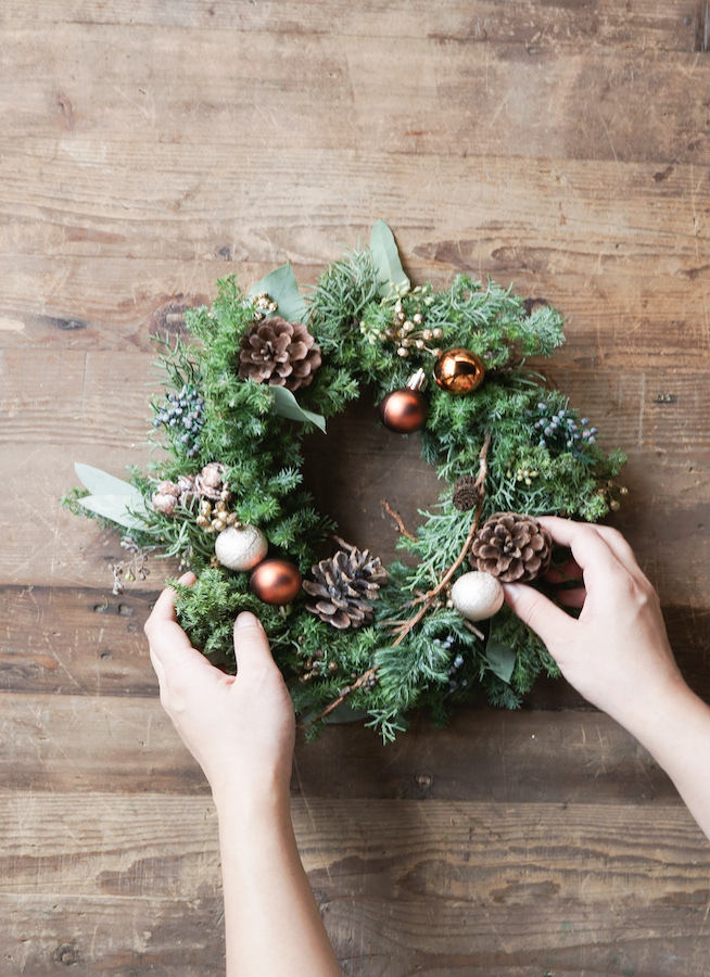 50 クリスマス リース 手作り キット すべての美しい花の画像